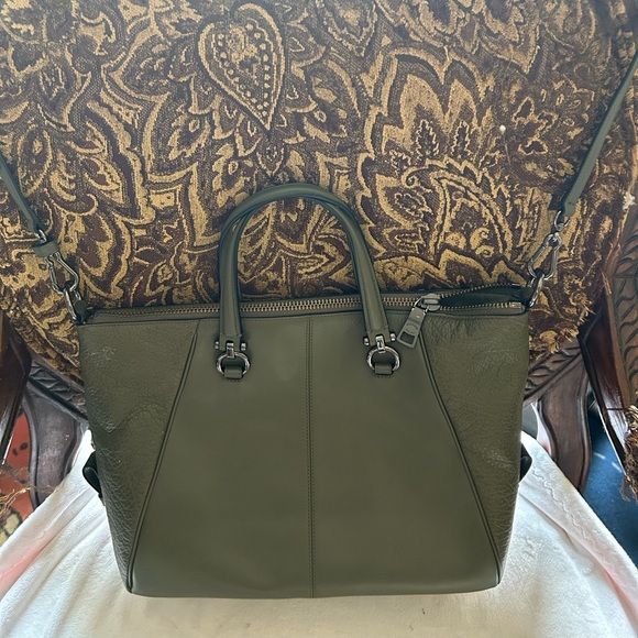Coach Olive Green Satchel - Picture 2 of 10